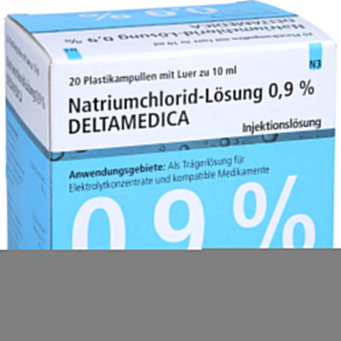 Deltamedica Natriumchlorid-Lösung 0,9 % Injektionslösung, 200 ml Lösung