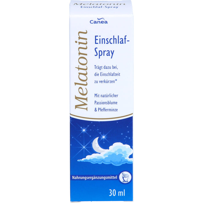 Canea Melatonin Einschlaf-Spray zum verkürzen der Einschlafzeit, 30 ml Lösung