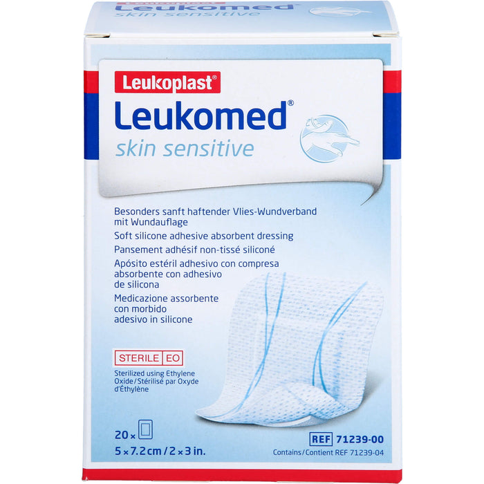 Leukomed skin sensitive steril 7,2 x 5cm, 20 St PFL