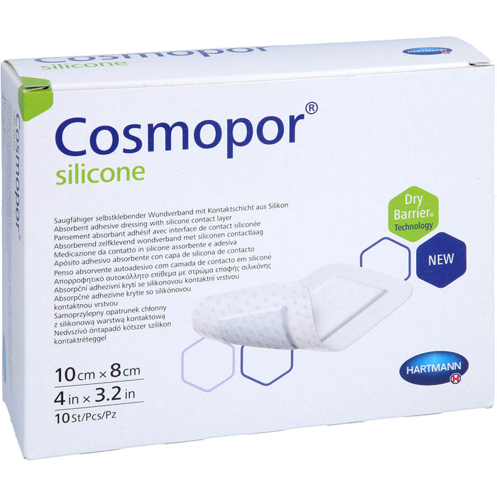 Cosmopor silicone 10x8cm P10, 10 St VER
