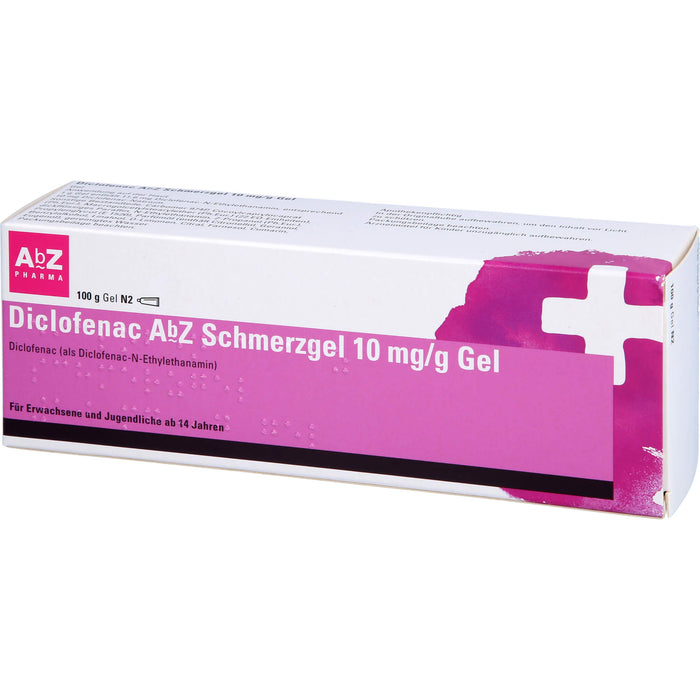 Diclofenac Abz Schme10mg/g, 100 g GEL