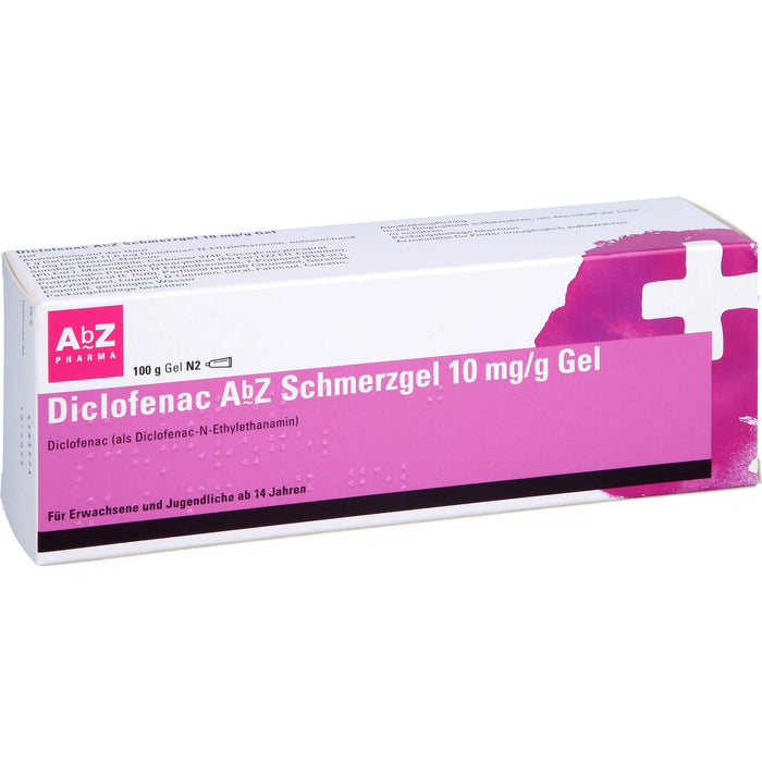 Diclofenac Abz Schme10mg/g, 100 g GEL