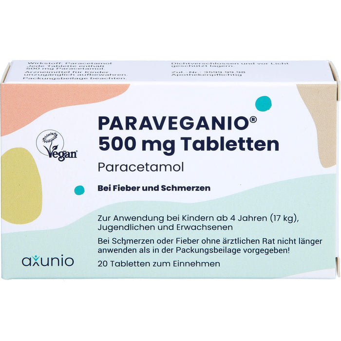 Paraveganio 500 mg Tabletten, 20 St TAB