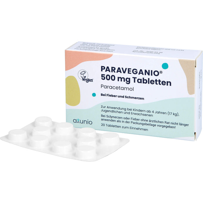 Paraveganio 500 mg Tabletten, 20 St TAB