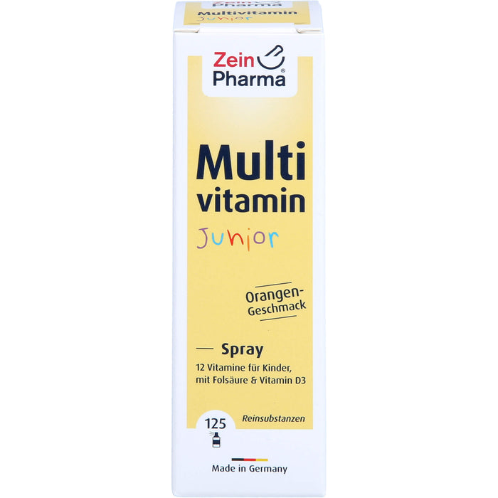 ZeinPharma Multivitamin Junior Spray mit Orangengeschmack, 25 ml Lösung