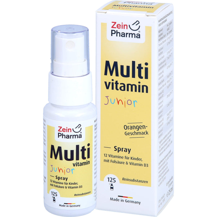 ZeinPharma Multivitamin Junior Spray mit Orangengeschmack, 25 ml Lösung