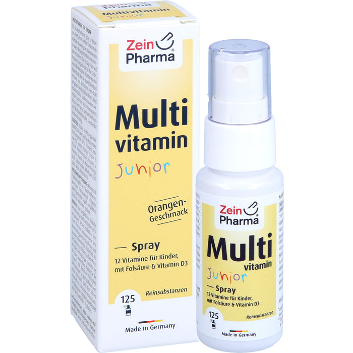 ZeinPharma Multivitamin Junior Spray mit Orangengeschmack, 25 ml Lösung