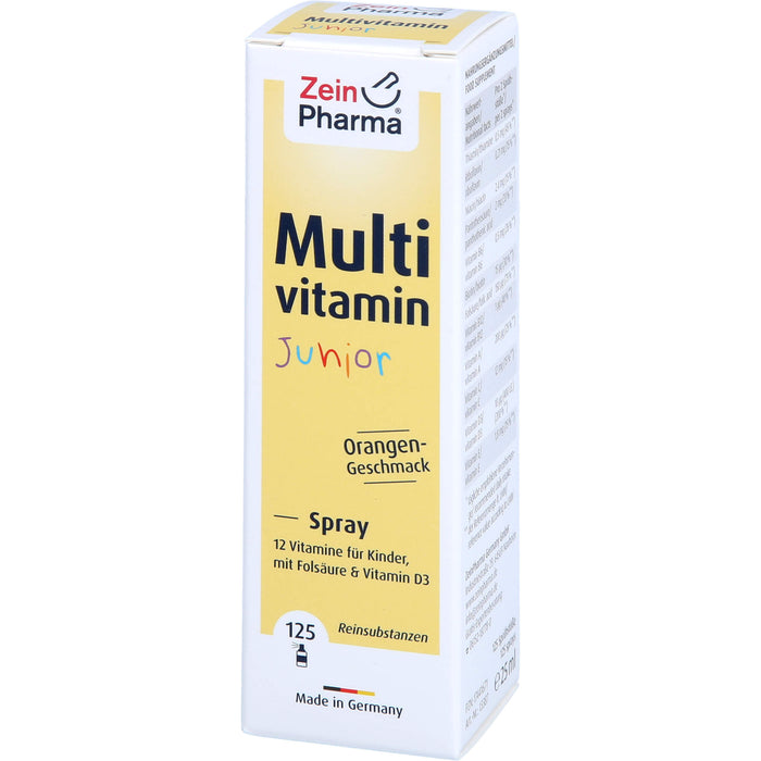ZeinPharma Multivitamin Junior Spray mit Orangengeschmack, 25 ml Lösung
