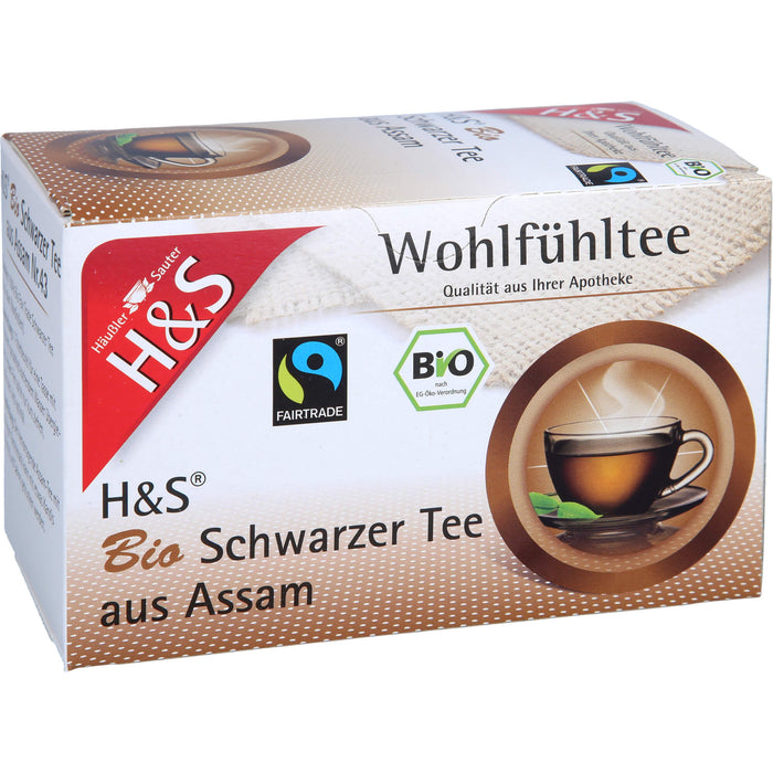 H&s Bio Schwarzer Tee, 20X1.80 g FBE