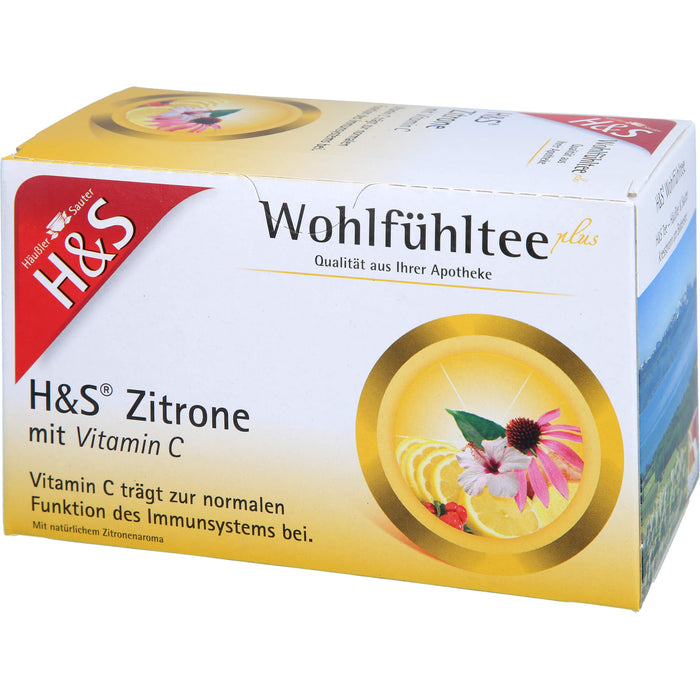 H&S Zitrone mit Vitamin C, 20X2.5 g FBE