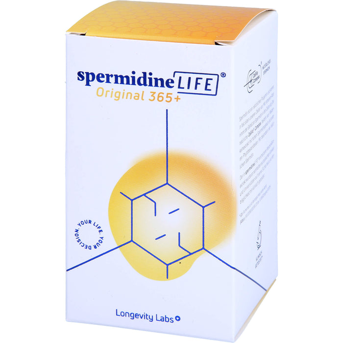 SpermidineLIFE Original 365+ Kapseln zur Unterstützung der körpereigenen Zellerneuerung, 60 St. Kapseln