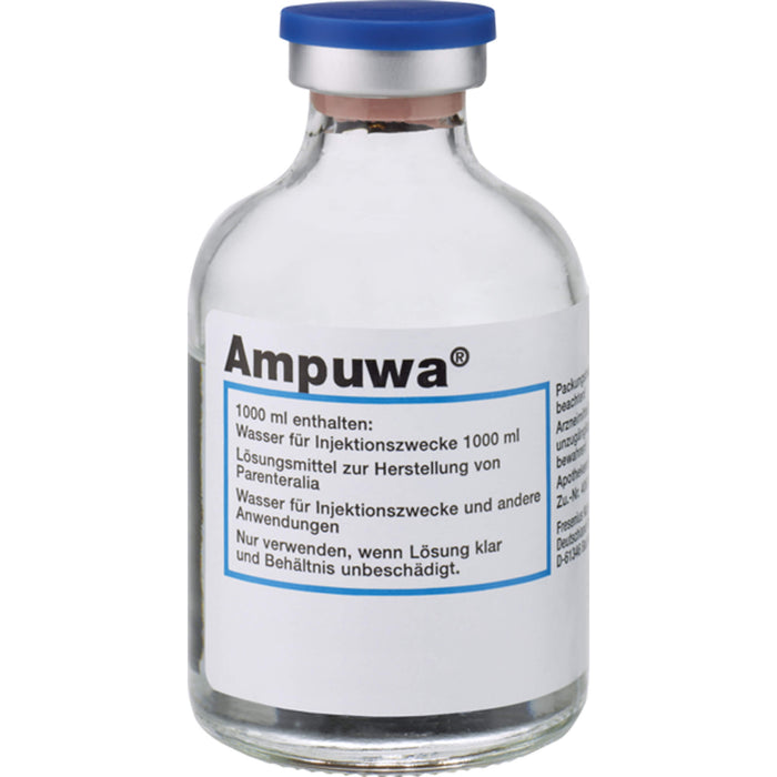 Ampuwa , Lösungsmittel zur Herstellung von Parenteralia Glasflasche Injektions-/Infusionslösung, 250 ml, 2500 ml Lösung