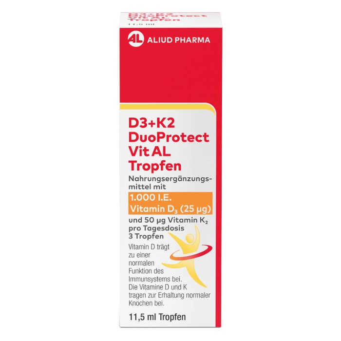 D3+K2 DuoProtect Vit AL 1000 I.E./50 ug Tropfen, 11.5 ml Lösung