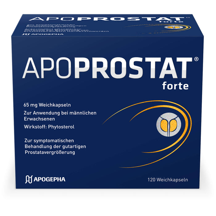 APOPROSTAT forte 65 mg Weichkapseln bei gutartigen Prostatavergrößerung, 120 St. Kapseln
