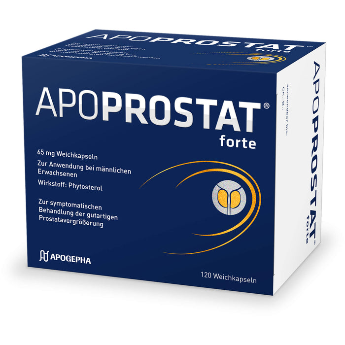 APOPROSTAT forte 65 mg Weichkapseln bei gutartigen Prostatavergrößerung, 120 St. Kapseln