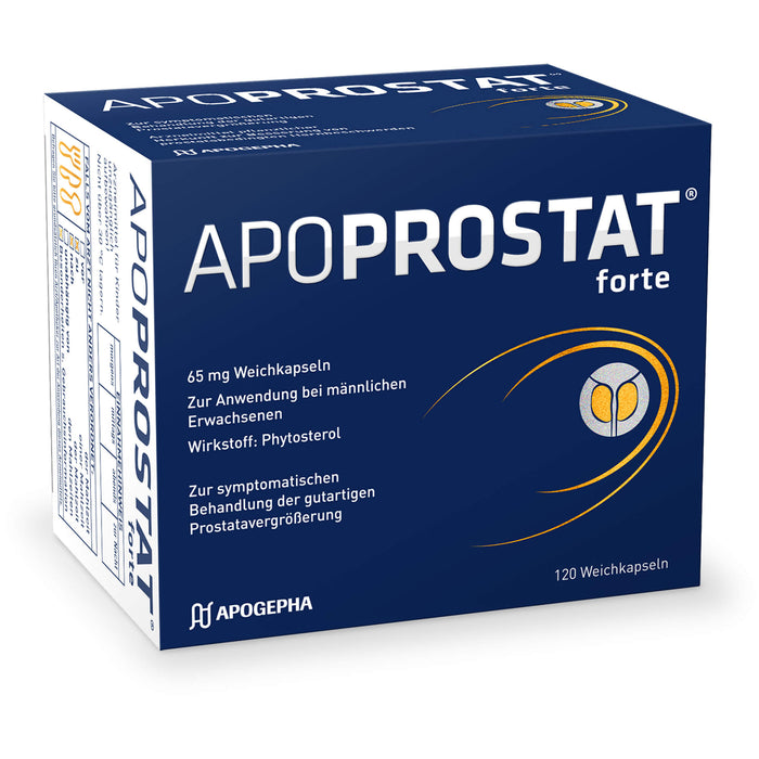 APOPROSTAT forte 65 mg Weichkapseln bei gutartigen Prostatavergrößerung, 120 St. Kapseln