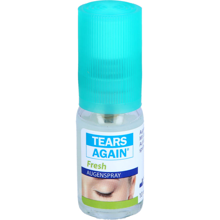 TEARS AGAIN Fresh Augenspray (ohne Konservierungsmittel) Befeuchtung und Schutz bei gereizten und müden Augen, 10 ml Lösung