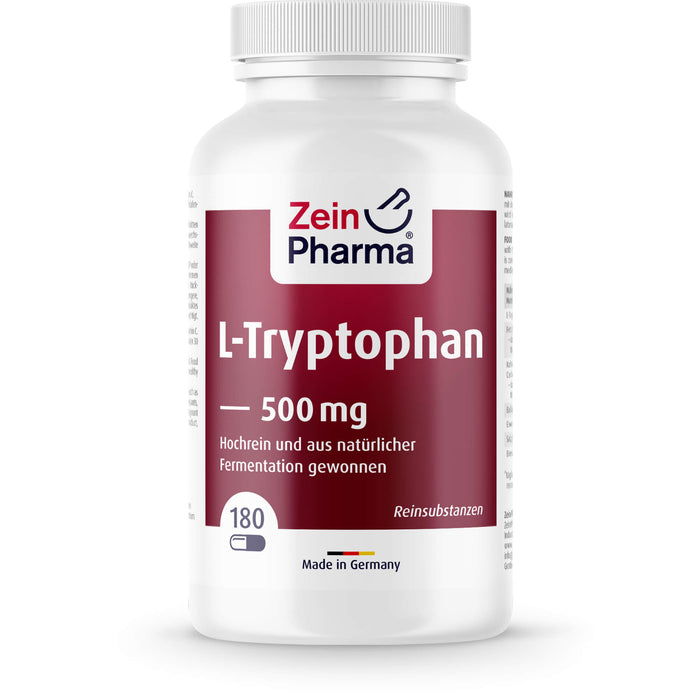 ZeinPharma L-Tryptophan 500 mg Kapseln, 180 St. Kapseln