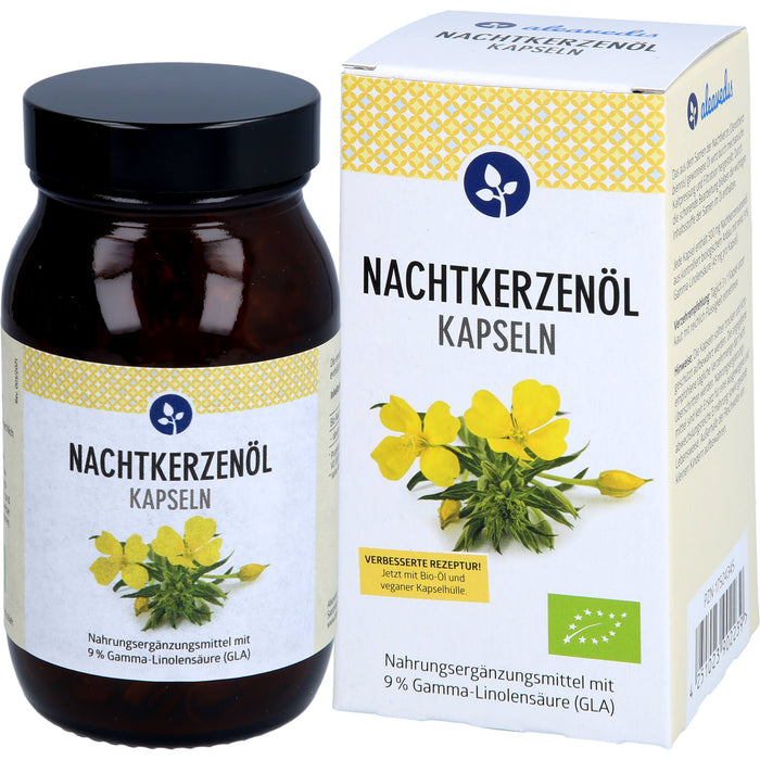 Aleavedis Nachtkerzenöl  500 mg Kapseln Bio vegan, 120 St. Kapseln