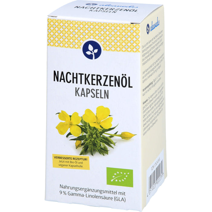 Aleavedis Nachtkerzenöl  500 mg Kapseln Bio vegan, 120 St. Kapseln