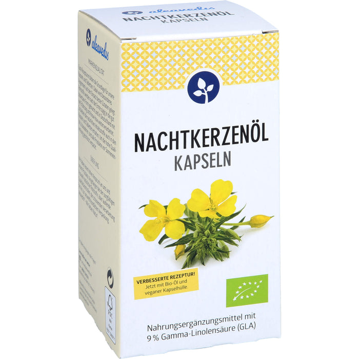 Aleavedis Nachtkerzenöl  500 mg Kapseln Bio vegan, 120 St. Kapseln