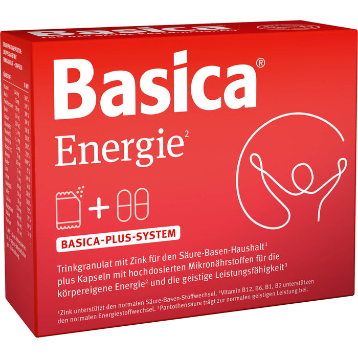 Basica Energie Trinkgranulat + Kapseln für 7 Tage für körpereigene Energie und geistige Leistungsfähigkeit, 7 St. Kombipackung