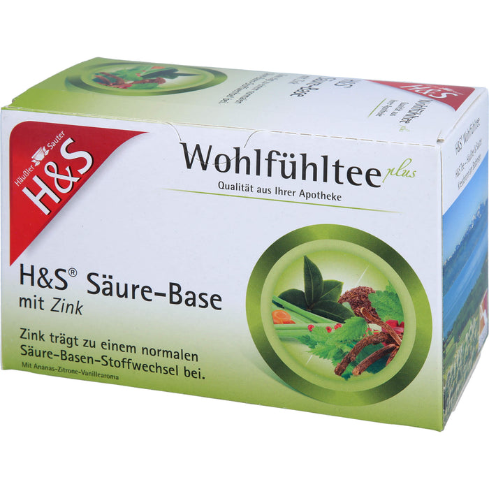 H&S Säure-Basentee mit Zink, 20 g Filterbeutel