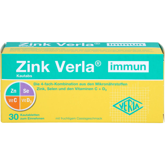 Zink Verla Immun Kautabs, 30 St KTA