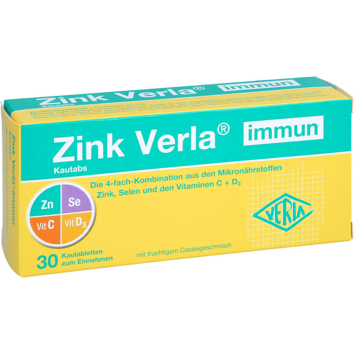 Zink Verla Immun Kautabs, 30 St KTA