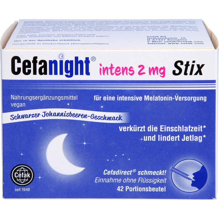 Cefanight intens 2 mg Stix, 42 St GRA
