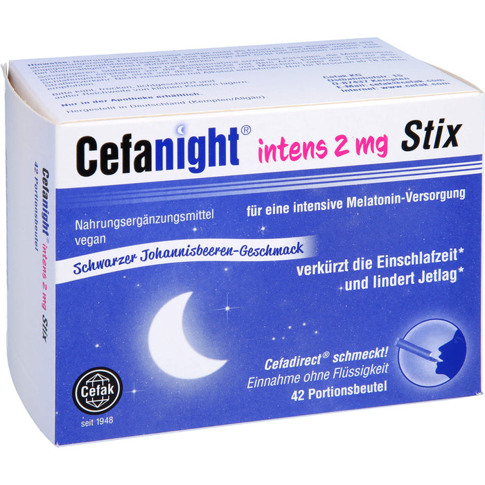 Cefanight intens 2 mg Stix, 42 St GRA