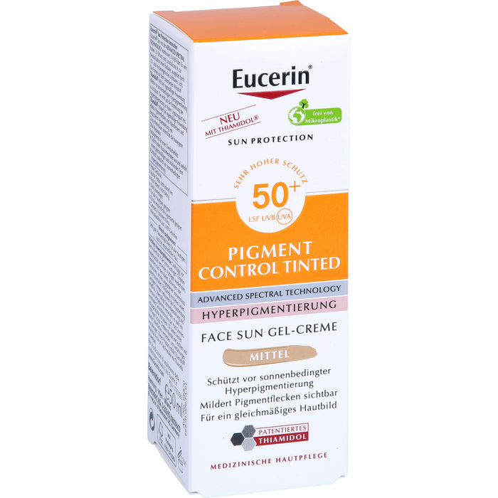 Eucerin Sun Fluid Pigment Control LSF50+ Mittel, 50 ml CRE