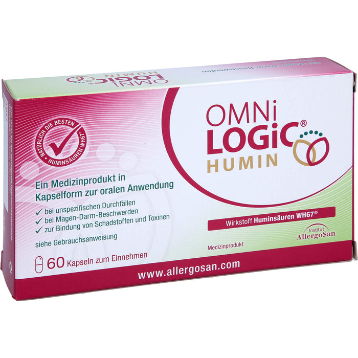 OMNI LOGIC Humin Kapseln bei Magen-Darm-Beschwerden, 60 St. Kapseln