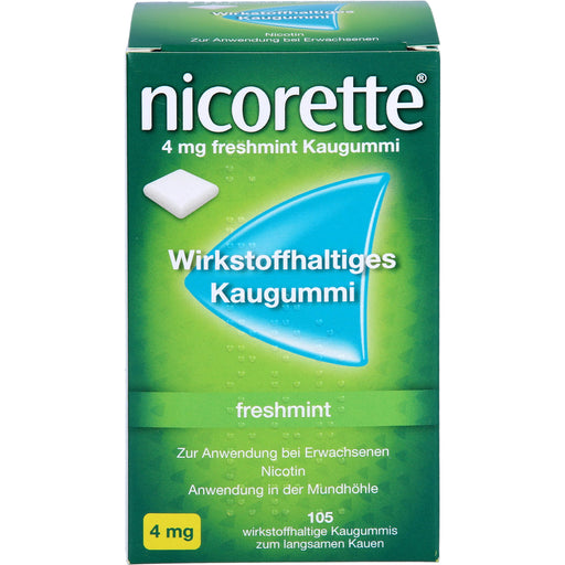 Nicorette 4 mg freshmint axicorp Kaugummi, 105 St. Kaugummi