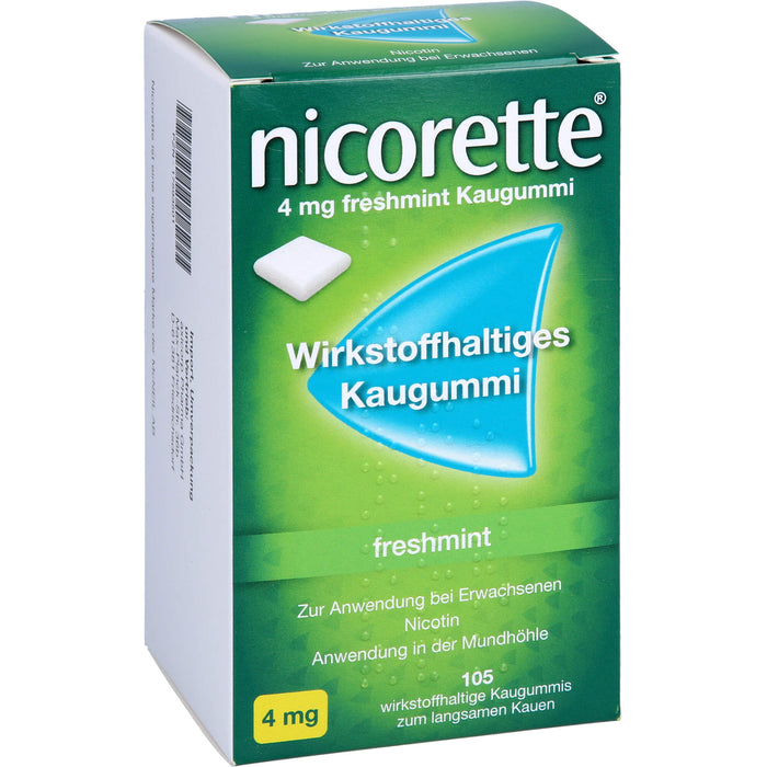 Nicorette 4 mg freshmint axicorp Kaugummi, 105 St. Kaugummi