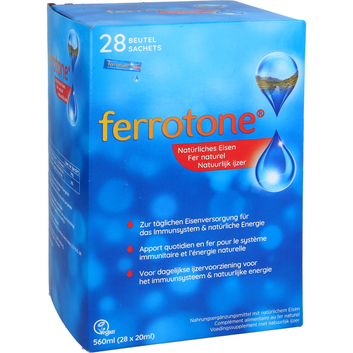 Ferrotone Natürliches Eisen, 28X20 ml BEU