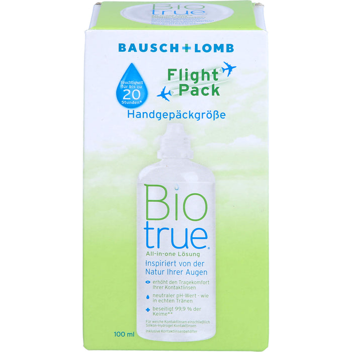 Biotrue Flight Pack All-in-one Kontaktlinsenlösung, 100 ml Lösung
