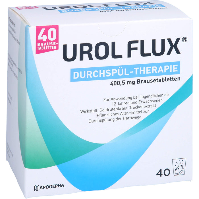 UROL FLUX Durchspül-Therapie 400,5 mg Brausetabletten, 40 St. Brausetabletten