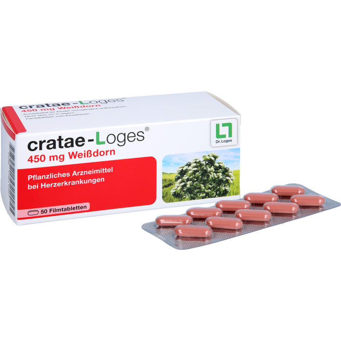 cratae-Loges® 450 mg Weißdorn, Filmtablette, 50 St FTA