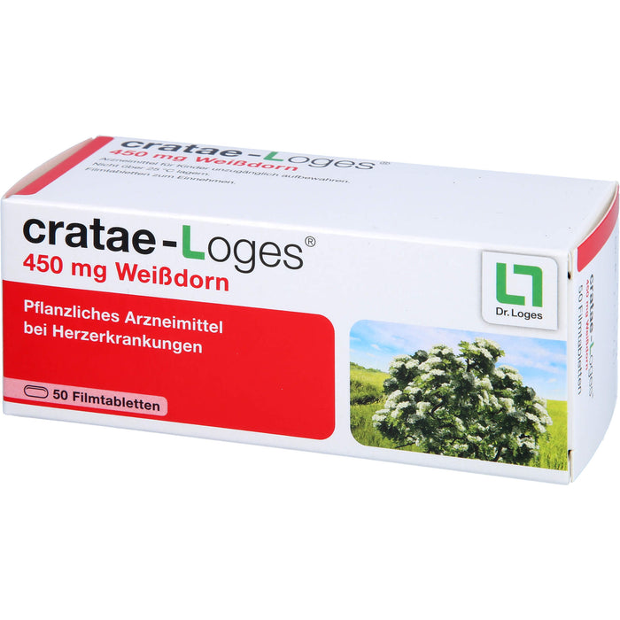 cratae-Loges® 450 mg Weißdorn, Filmtablette, 50 St FTA