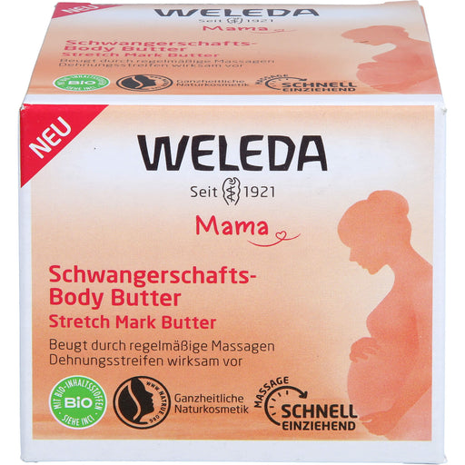 WELEDA Mama Schwangerschafts-Body Butter, 150 ml Creme