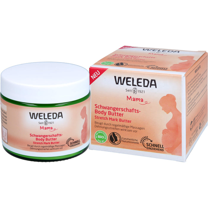 WELEDA Mama Schwangerschafts-Body Butter, 150 ml Creme