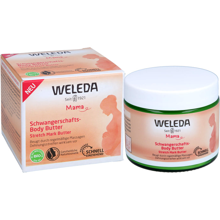 WELEDA Mama Schwangerschafts-Body Butter, 150 ml Creme