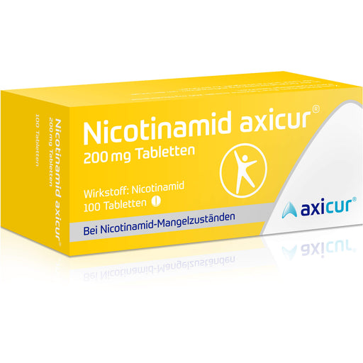 Nicotinamid axicur 200 mg Tabletten bei Nicotinamid-Mangelzuständen, 100 St. Tabletten