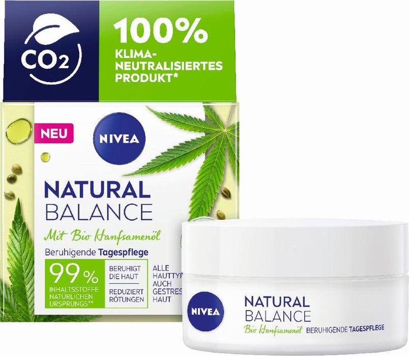 NIVEA Natural Balance beruhigende Tagespflege, 50.0 ml Creme