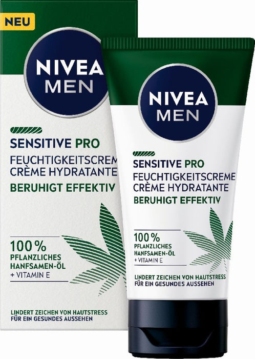 NIVEA Men Sensitive Pro Feuchtigkeitscreme, 75 ml Creme
