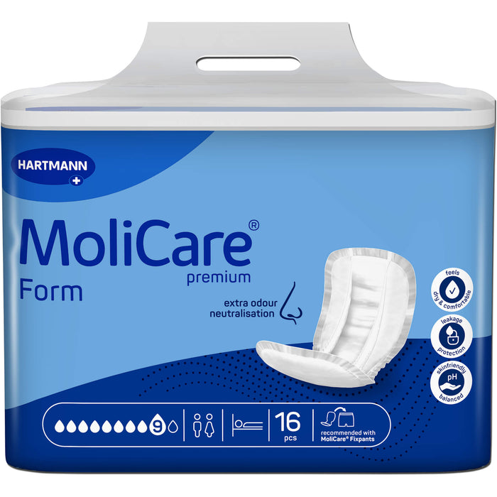 MoliCare Premium Form 9 Tropfen Inkontinenzeinlagen, 16 St. Einlagen