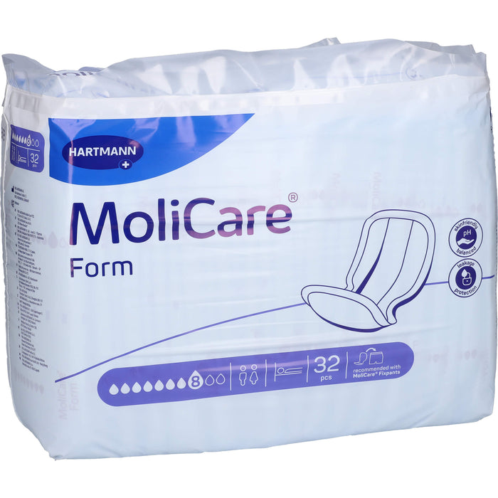MoliCare Form 8 Tropfen Inkontinenzeinlagen Super Plus, 32 St. Einlagen