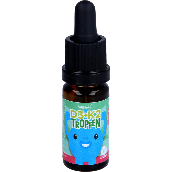 BjökoVit Vitamin D3 + K2 Tropfen für Kinder, 10 ml Lösung
