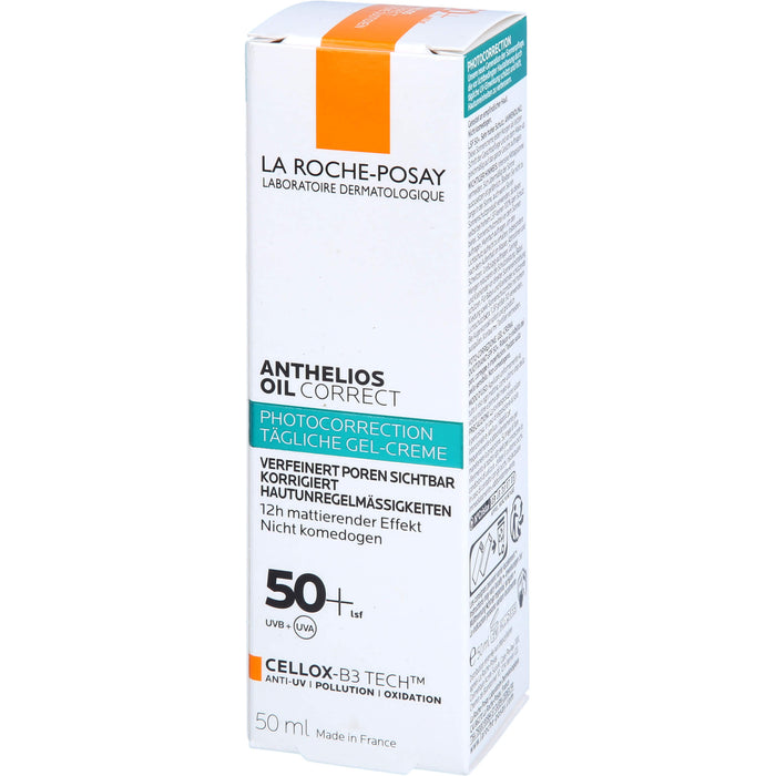 ROCHE-POSAY Anthelios Oil Correct LSF 50+, 50 ml GEL